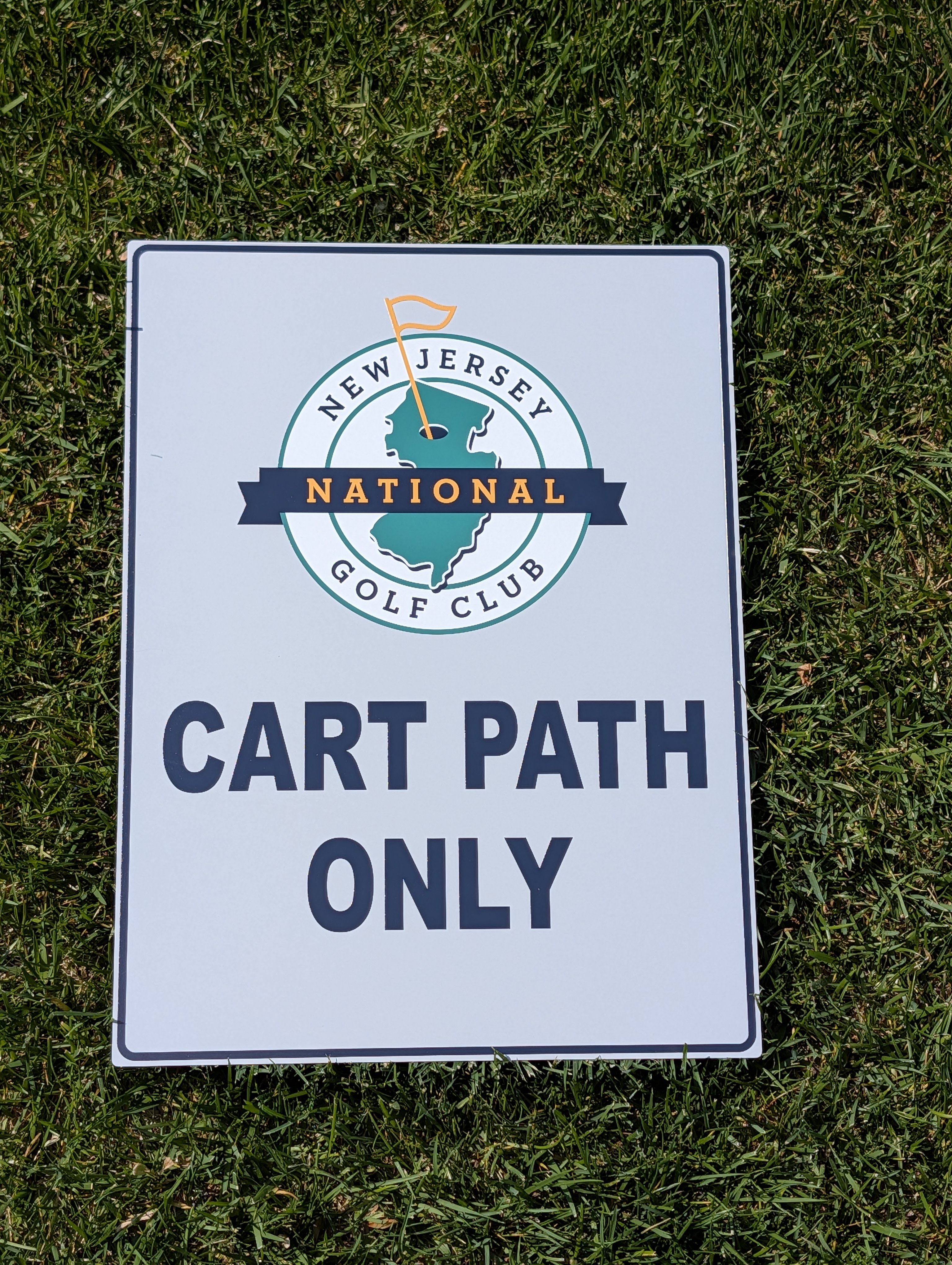 Cart Path Only Sign